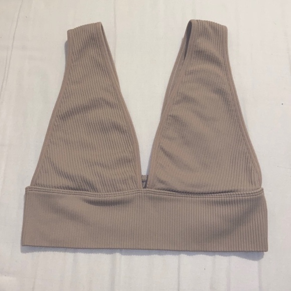 Serena deep plunge top